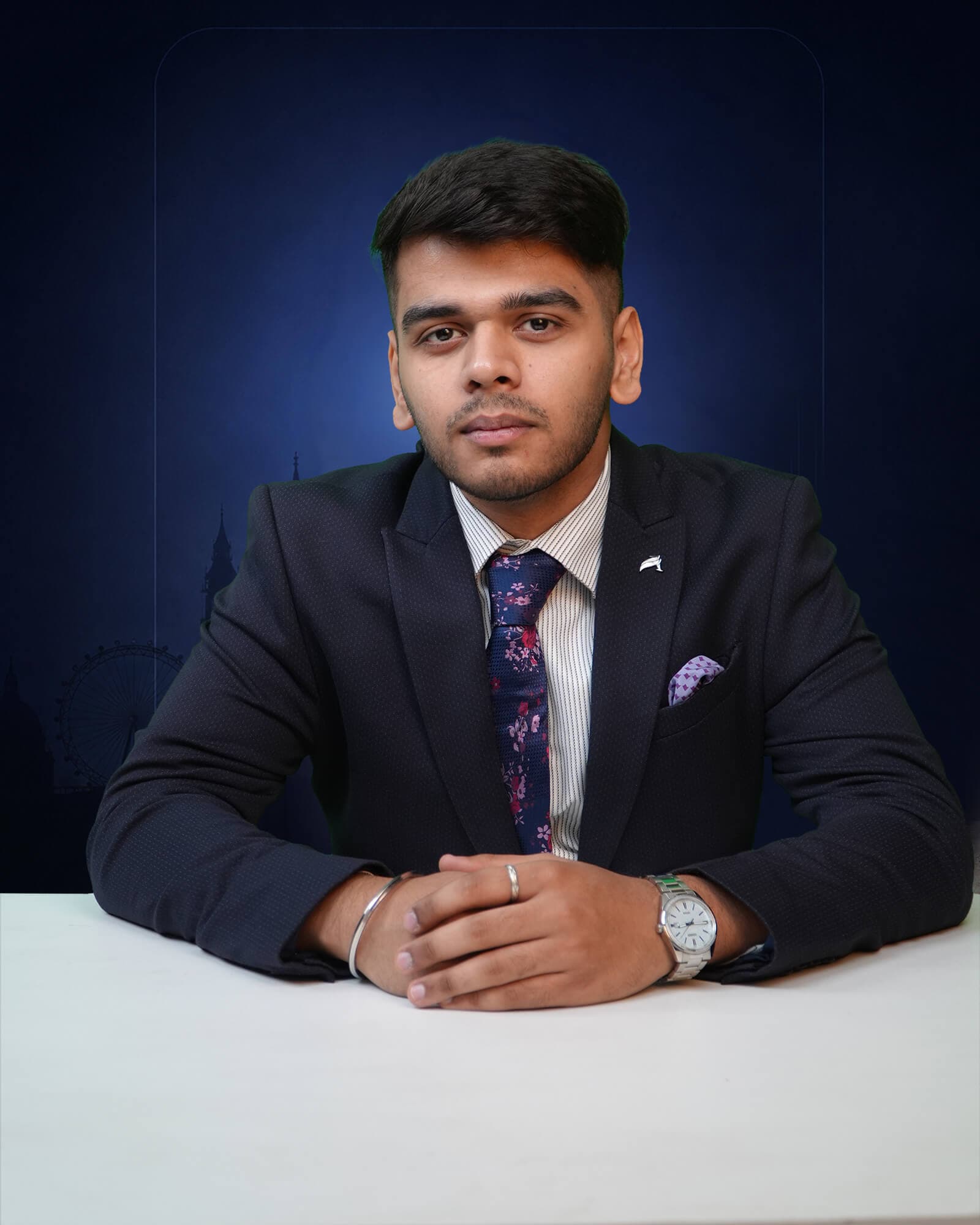 Aryan Kaushik in his study